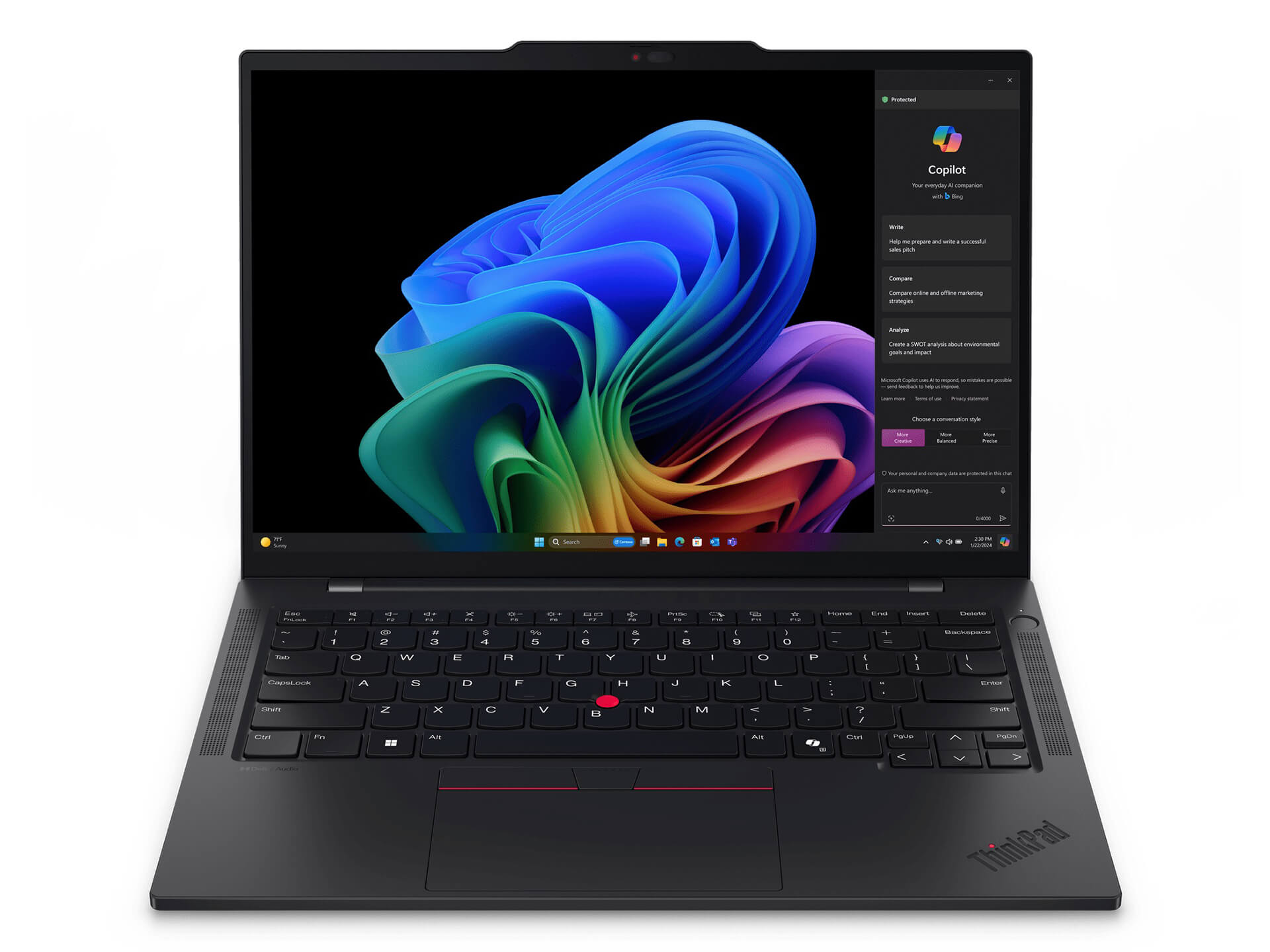 Lenovo Thinkpad T14s Gen 6 Snapdragon Trải Nghiệm Copilot Pc Mượt Mà Features 03