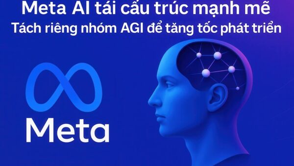 Meta AI tái cấu trúc mạnh mẽ: Tách riêng nhóm AGI để tăng tốc phát triển