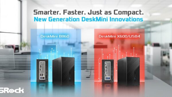 ASRock DeskMini B860 và X600/USB4: Mini PC siêu nhỏ tích hợp Thunderbolt 4 và USB4