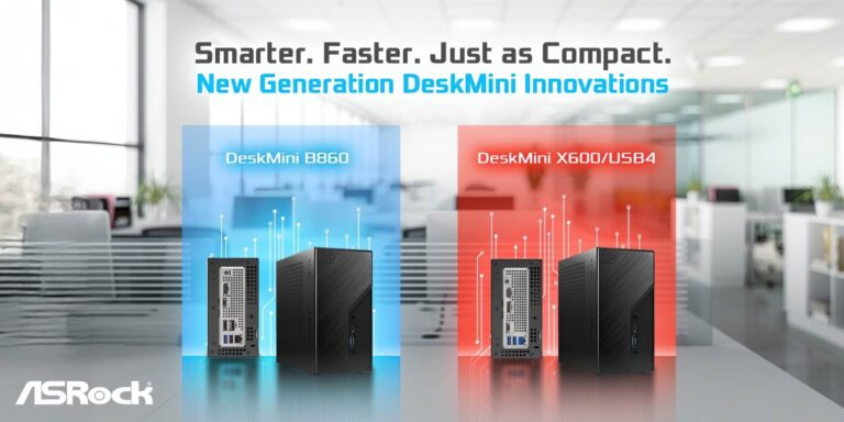 Asrock Deskmini B860 Và X600:usb4 Mini Pc Siêu Nhỏ Tích Hợp Thunderbolt 4 Và Usb4 Featured