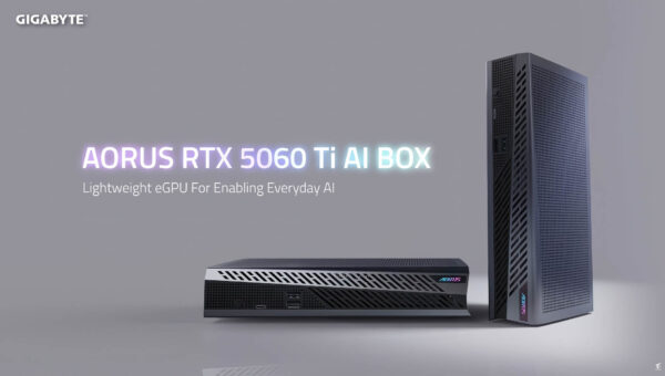Gigabyte ra mắt AORUS RTX 5060 Ti AI BOX – eGPU hiệu năng gần ngang bản desktop