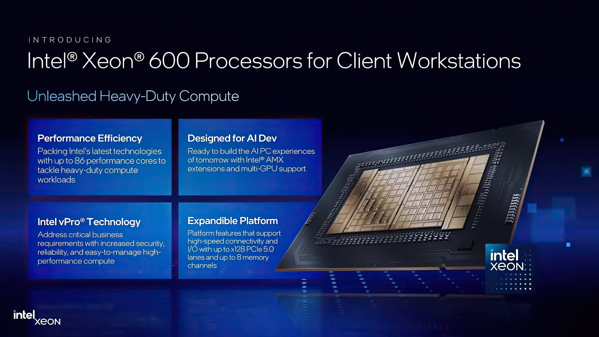 Intel Xeon 600 ra mắt - "Quái vật" 86 nhân giá rẻ cạnh tranh AMD