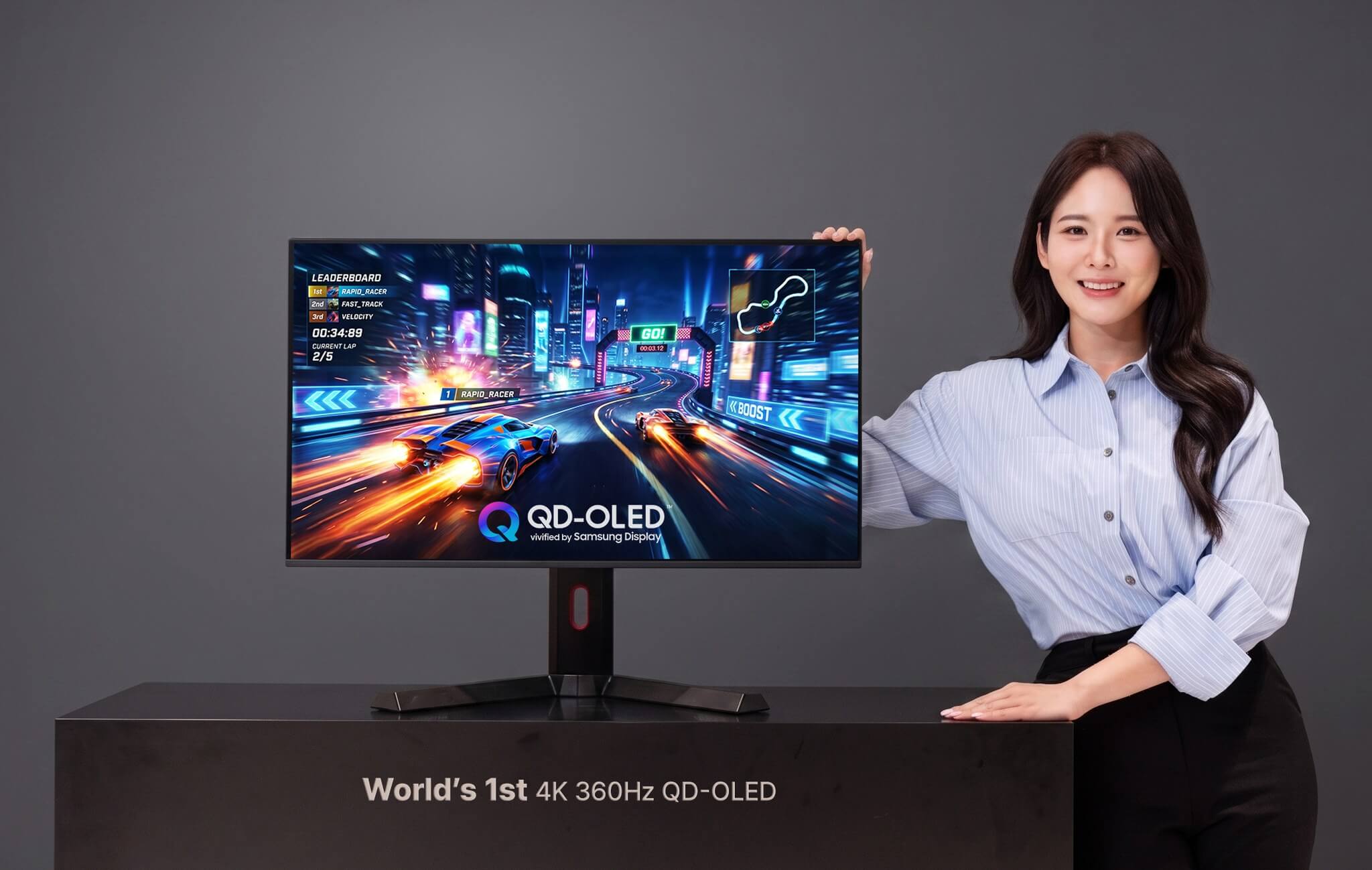 Tấm nền QD-OLED 4K 360Hz Samsung Display