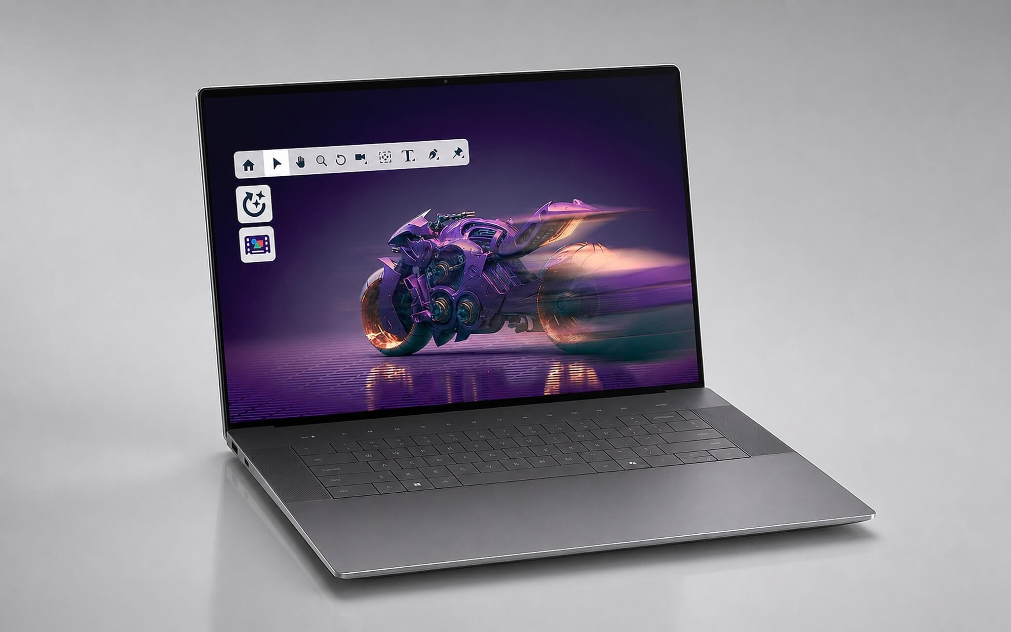 DELL 16 Premium DA16250 (2025) - màn hình hiển thị đồ họa sắc nét