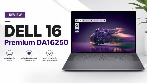 Dell 16 Premium DA16250 thay được máy trạm đồ họa không?