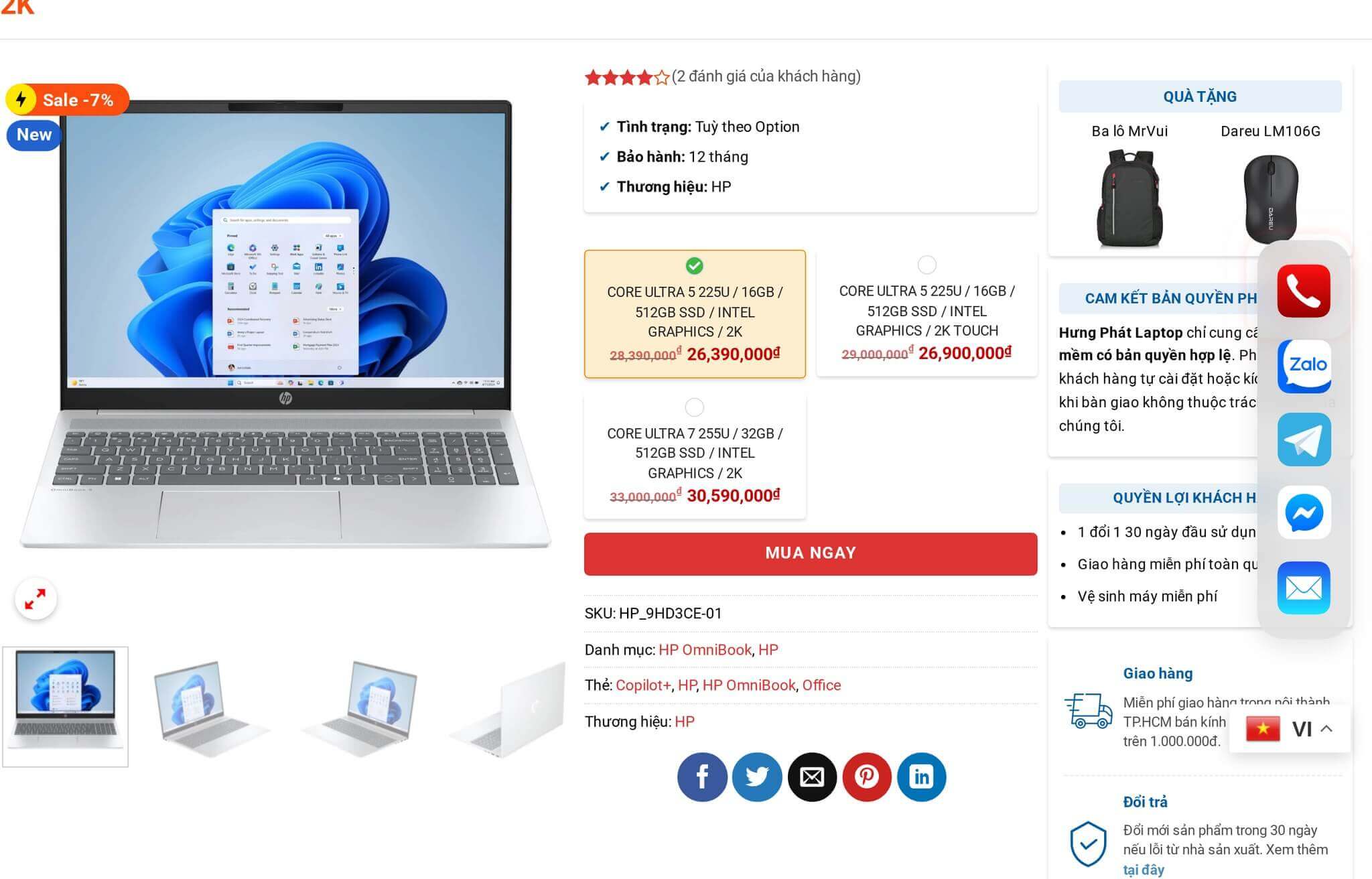 So sánh mua laptop online và tại cửa hàng 2026