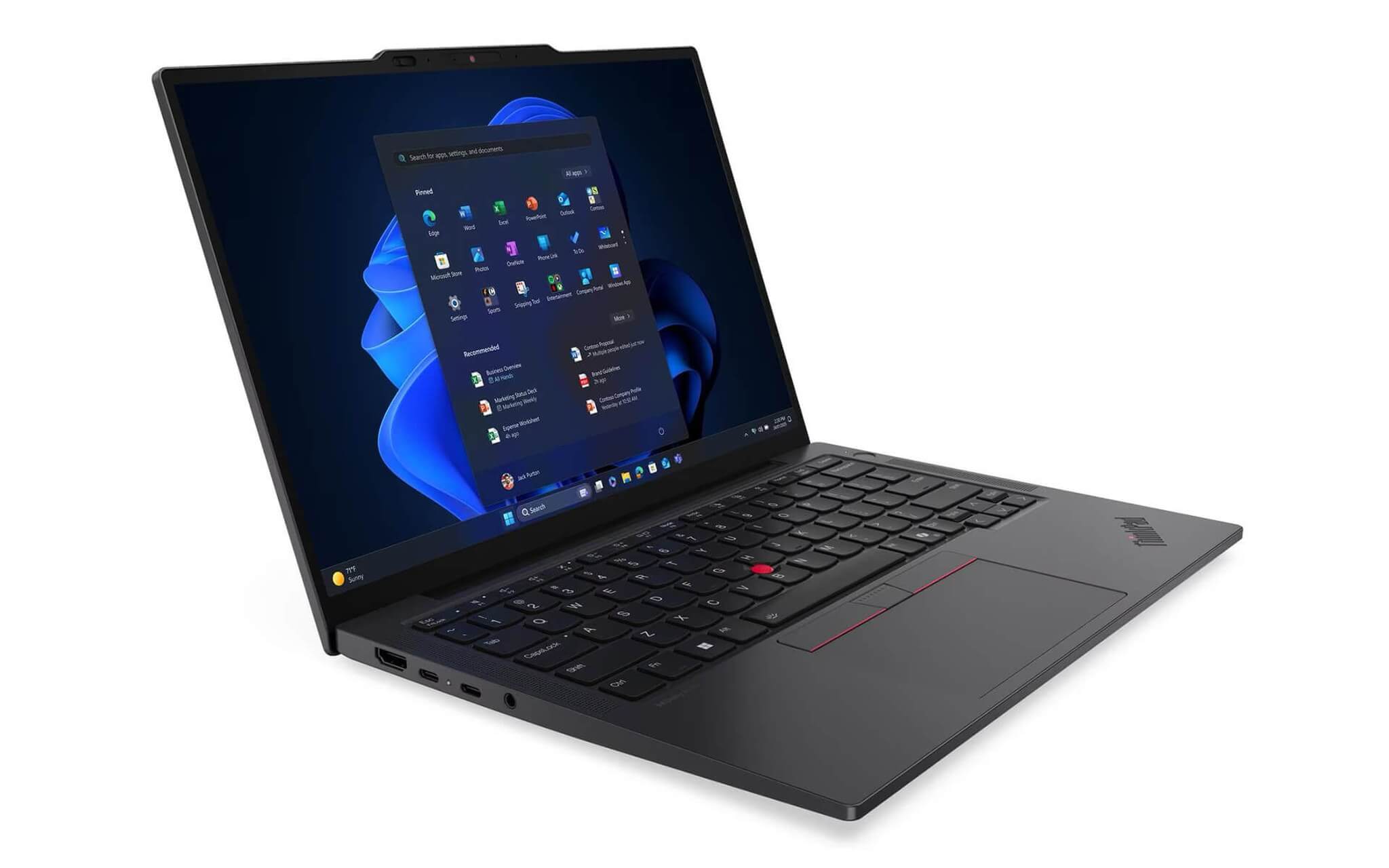 ThinkPad X13 Gen 6 - Thiết kế tinh gọn giúp tối ưu không gian làm việc và tính di động cho doanh nhân
