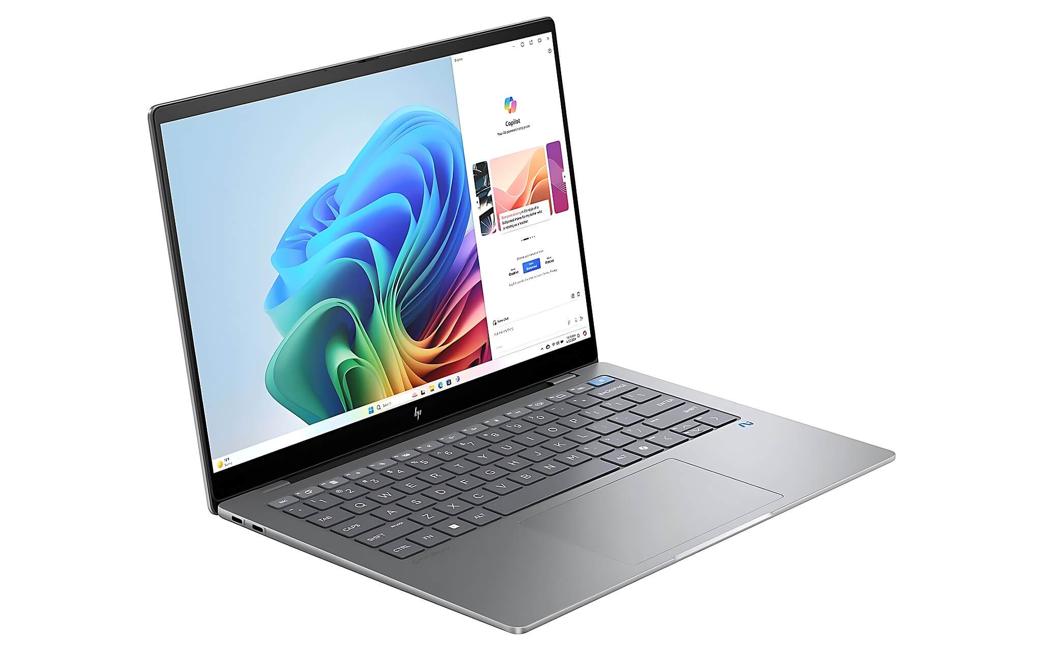 HP OmniBook X 14 inch chạy Windows ARM Snapdragon X Elite, thân máy mỏng nhẹ