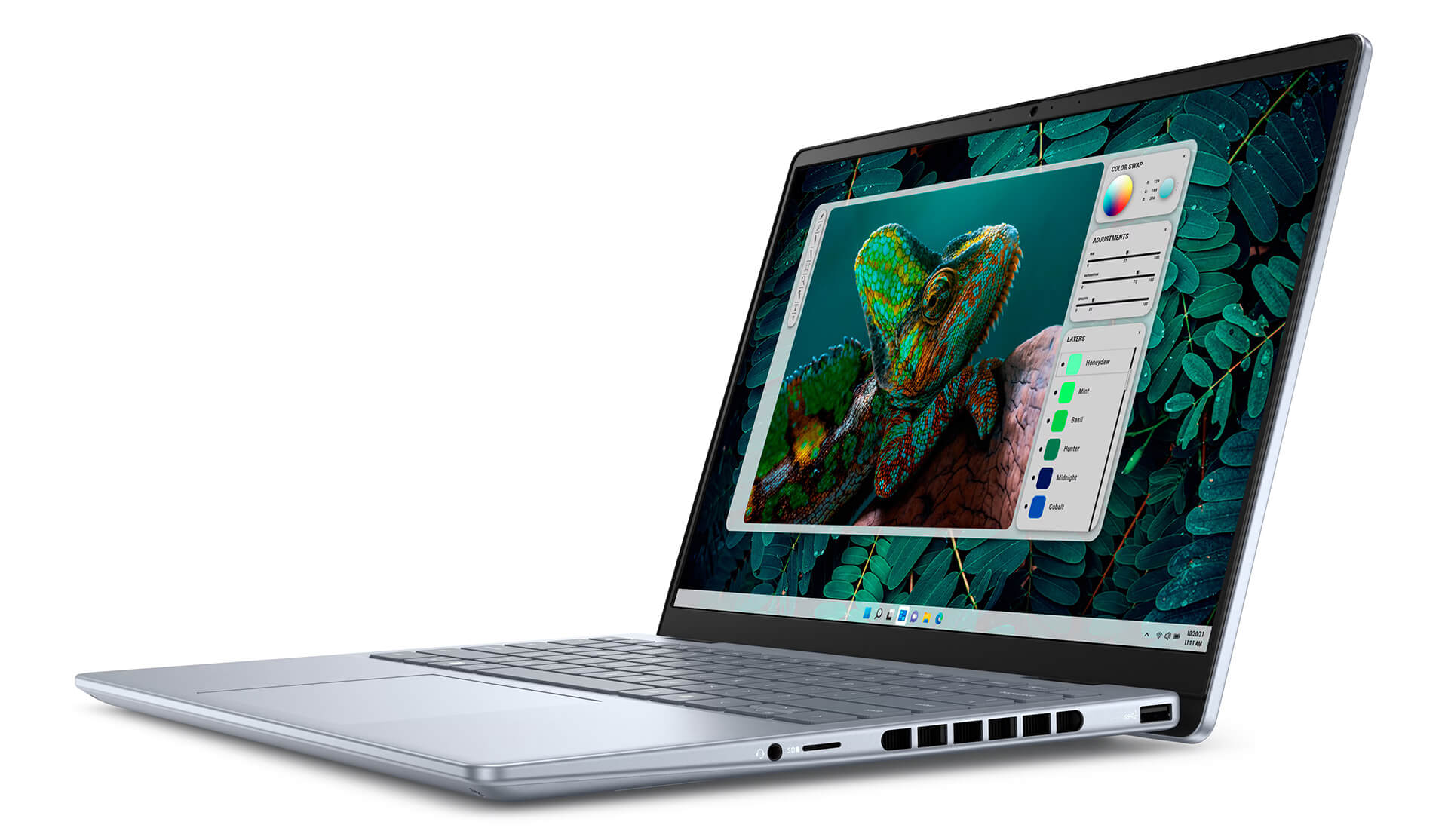 Thiết kế và cổng kết nối của Dell Inspiron 14 Plus 7440F Thiết kế và cổng kết nối của Dell Inspiron 14 Plus 7440F