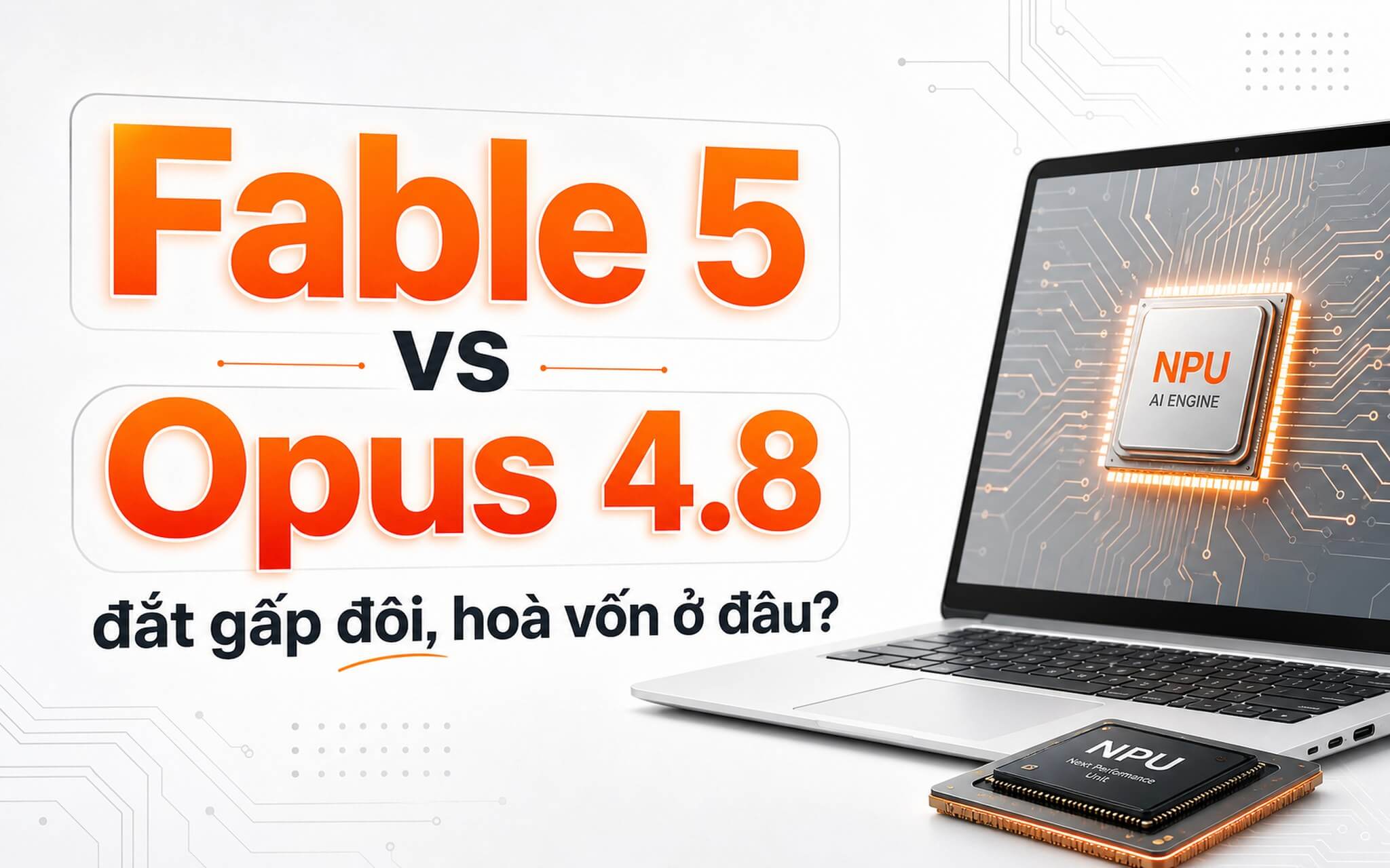 Claude Fable 5 đắt gấp đôi Opus 4.8 và điểm hoà vốn