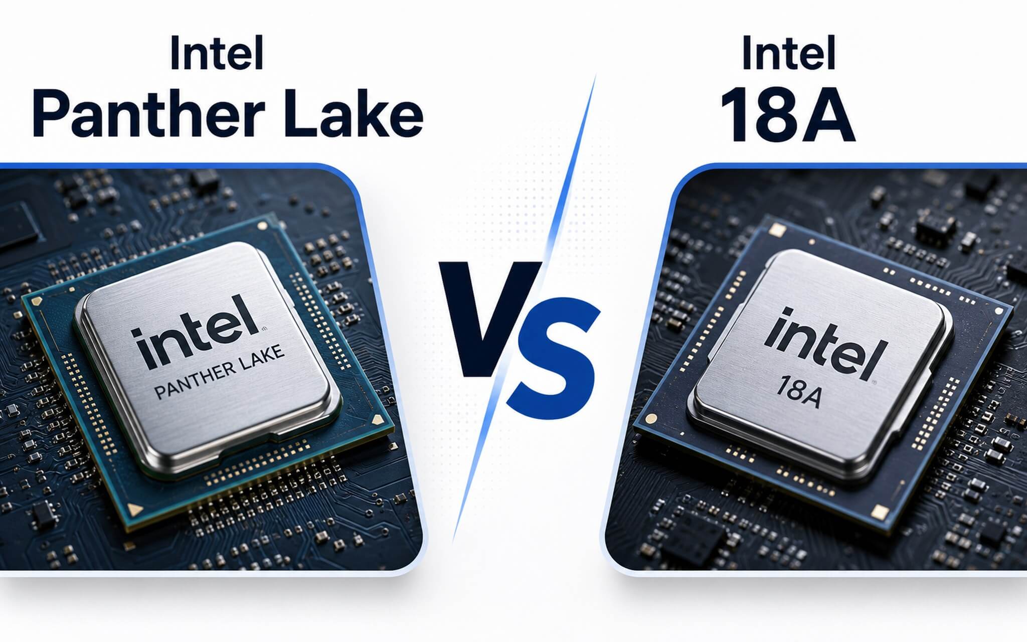 Panther Lake va Intel 18A