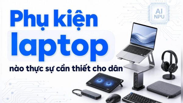 Phụ kiện laptop nào thực sự cần cho dân văn phòng làm việc di động?