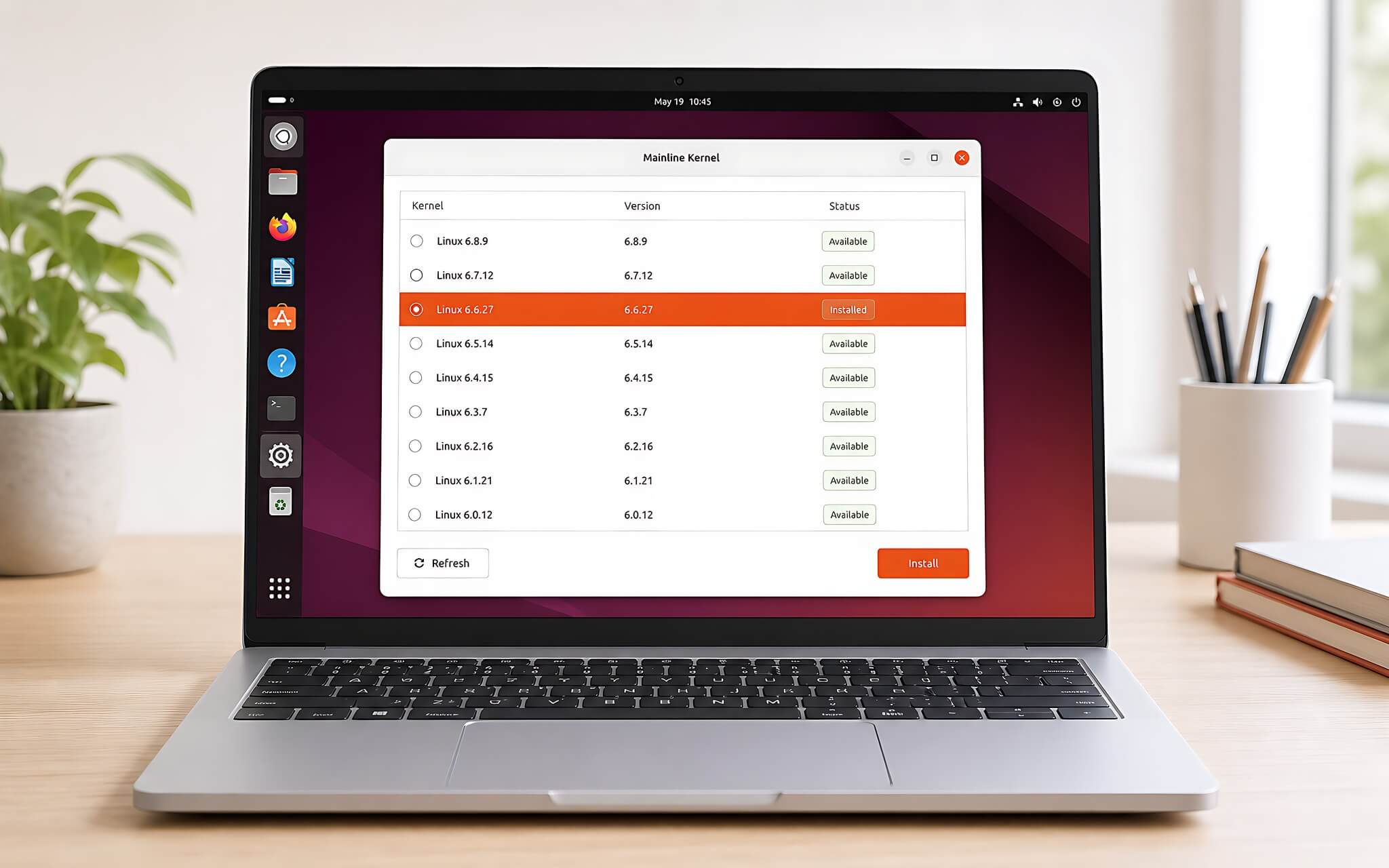 Phương án nâng cấp Linux Kernel nhằm hỗ trợ driver Wi-Fi ubuntu 24.04 tương thích