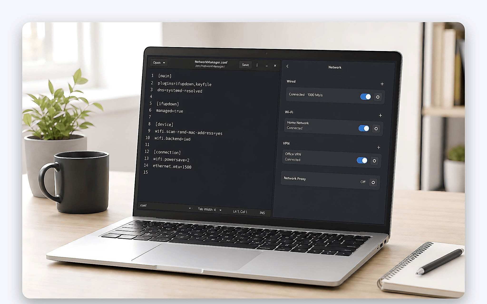 Tối ưu cấu hình NetworkManager giúp duy trì kết nối không dây ổn định lâu
