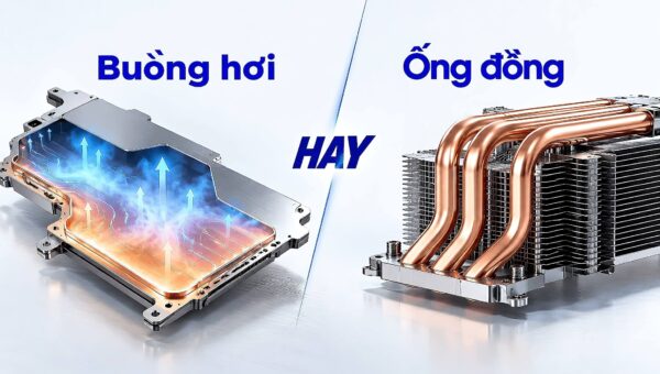 Buồng hơi hay ống đồng – Chọn kiến trúc tản nhiệt laptop khi tải nặng