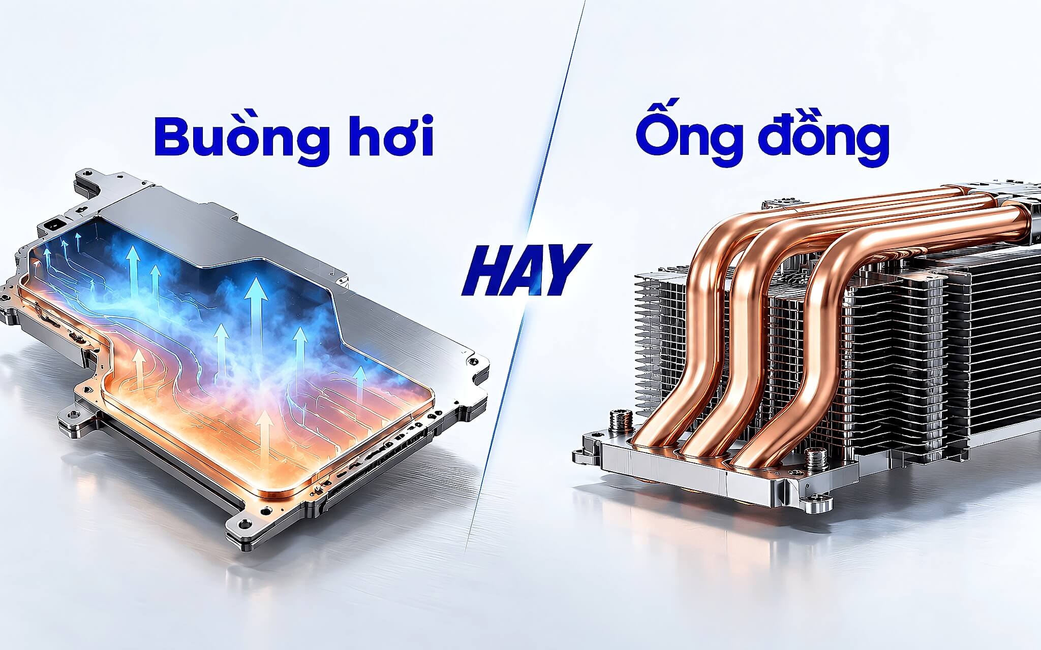 Buồng hơi hay ống đồng - Chọn kiến trúc tản nhiệt laptop khi tải nặng