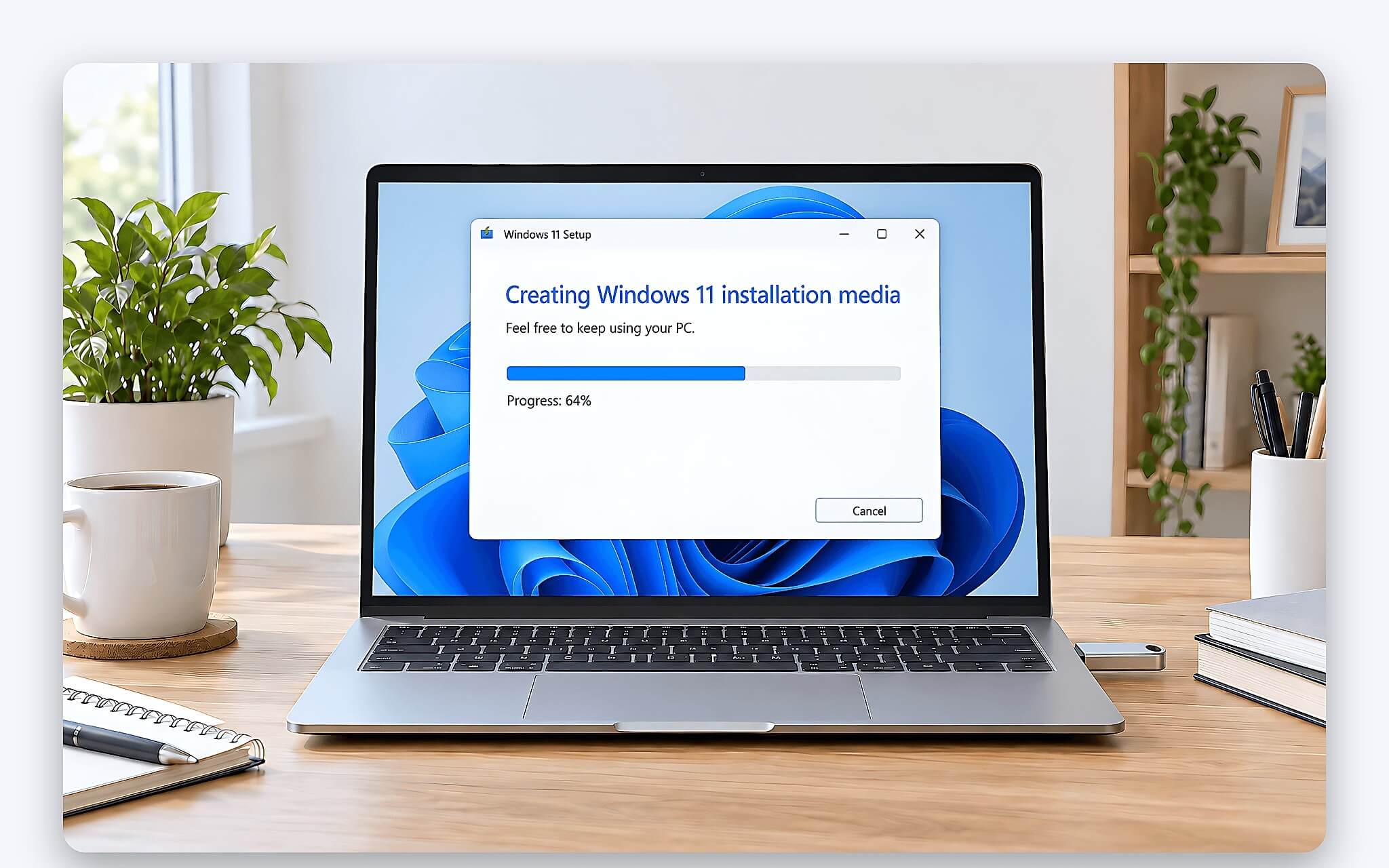 Cài sạch Windows bằng USB tạo từ Media Creation Tool