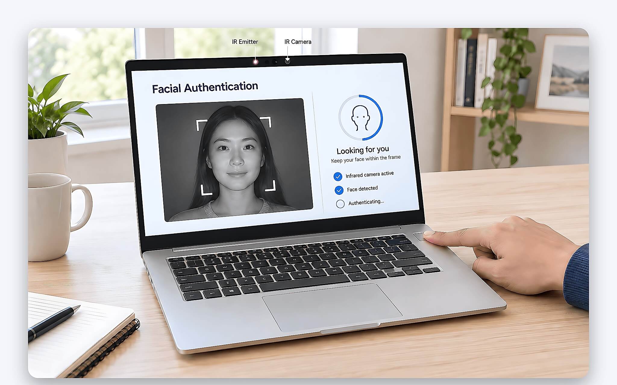 Camera IR nhận diện khuôn mặt bằng ảnh hồng ngoại cận Camera IR nhận diện khuôn mặt bằng ảnh hồng ngoại cận