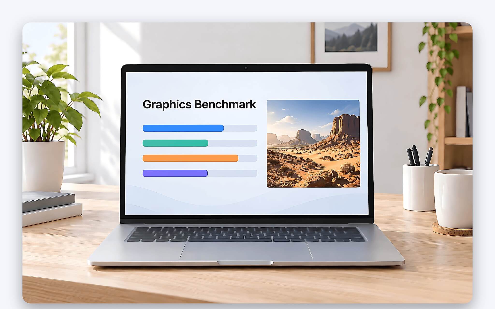 3DMark kiểm tra đồ hoạ laptop 3DMark kiểm tra năng lực đồ hoạ laptop minh hoạ địa hình khung dây phát sáng