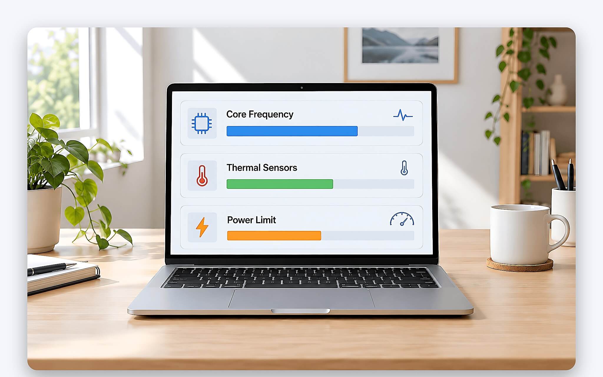 HWiNFO và HWMonitor giám sát cảm biến HWiNFO và HWMonitor giám sát nhiệt độ điện năng xung nhịp minh hoạ cảm biến