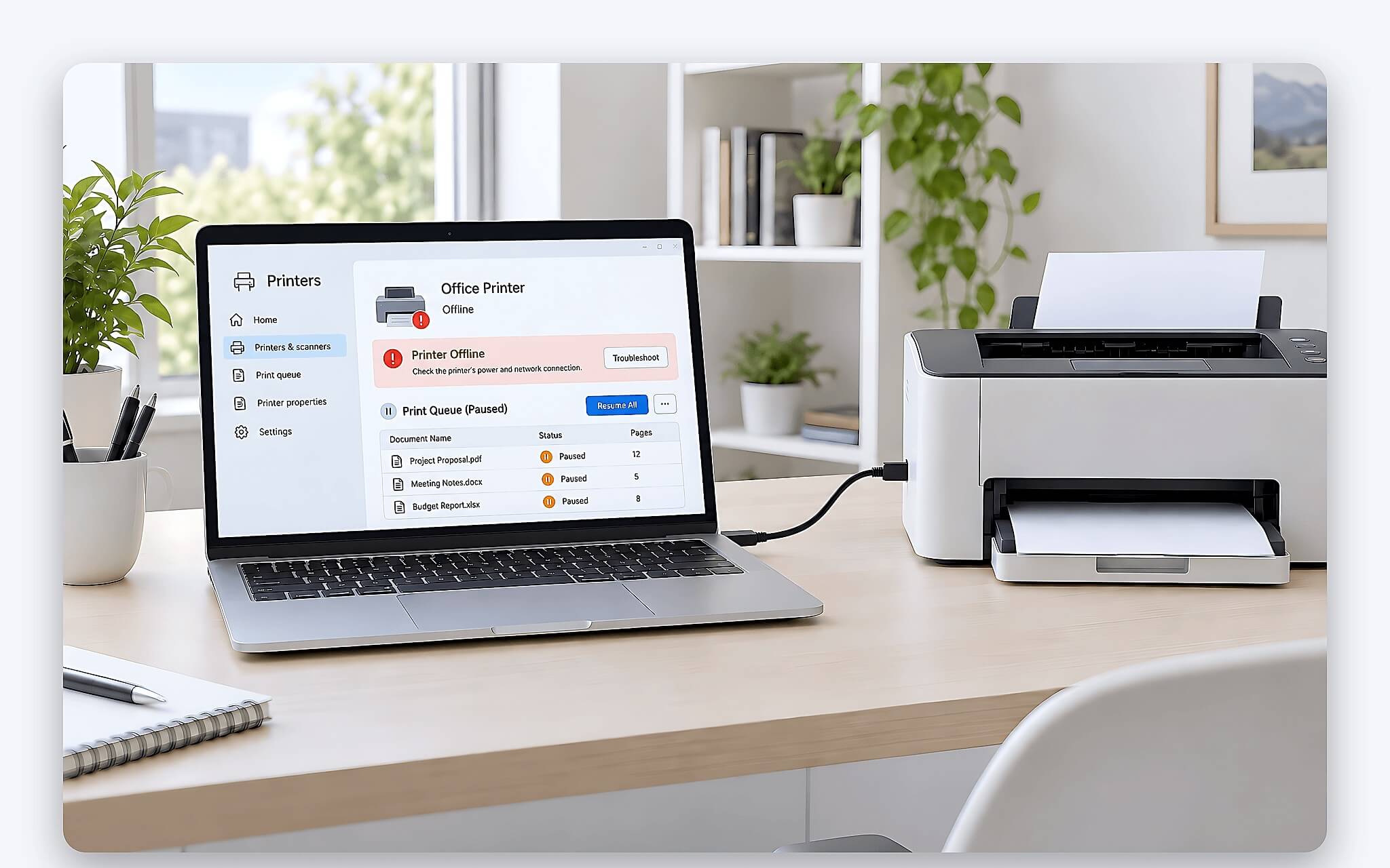 Nguyên nhân khiến máy in Wi-Fi mất kết nối giữa chừng