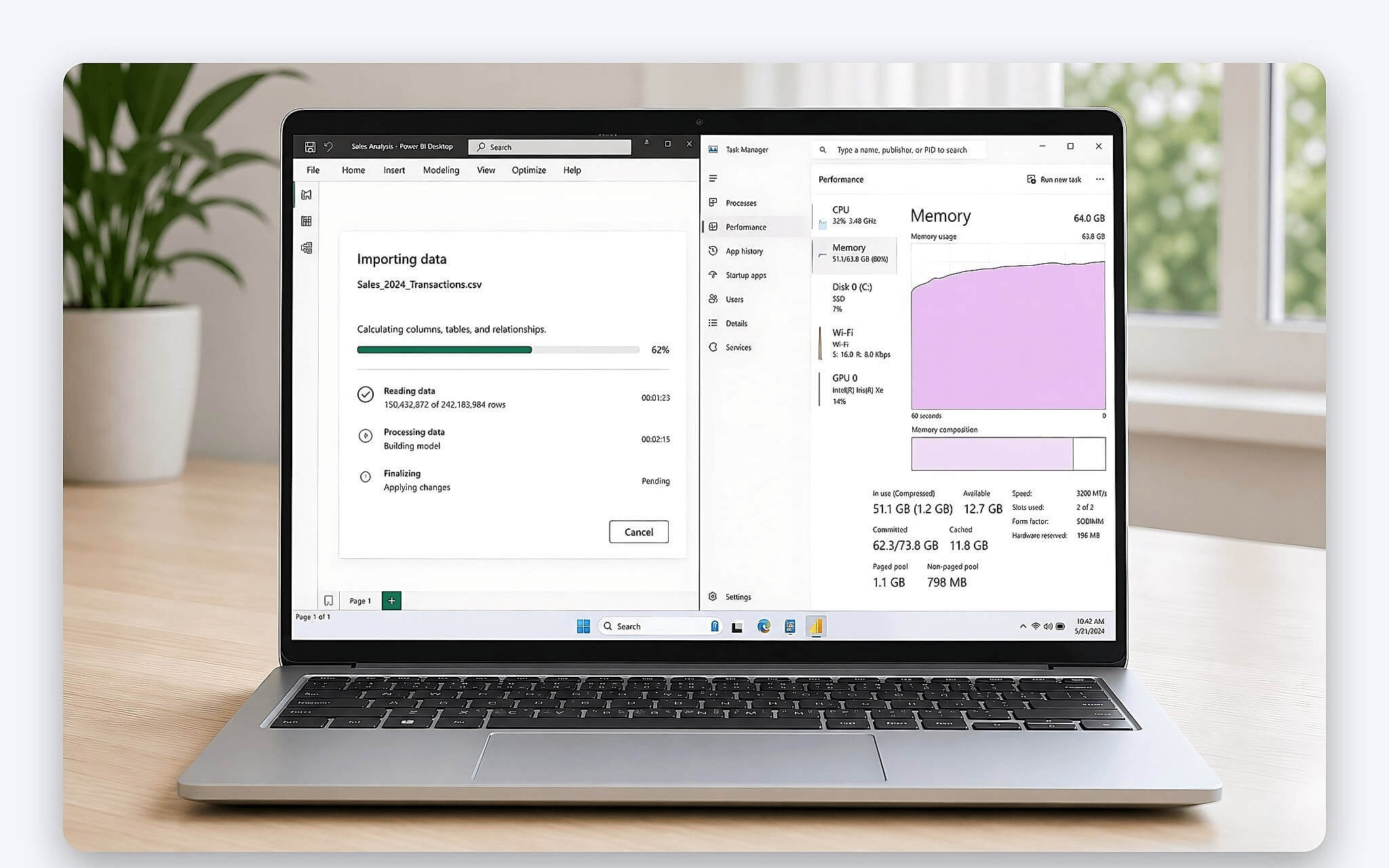 Bộ nhớ RAM xử lý tập dữ liệu lớn cho data analyst Bộ nhớ RAM xử lý tập dữ liệu lớn cho data analyst
