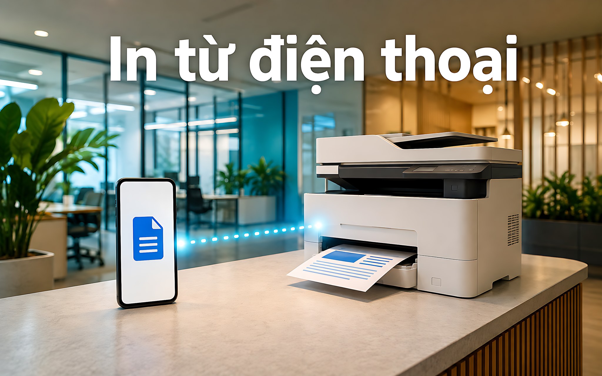Tính ổn định và cơ động của hai cách kết nối máy in