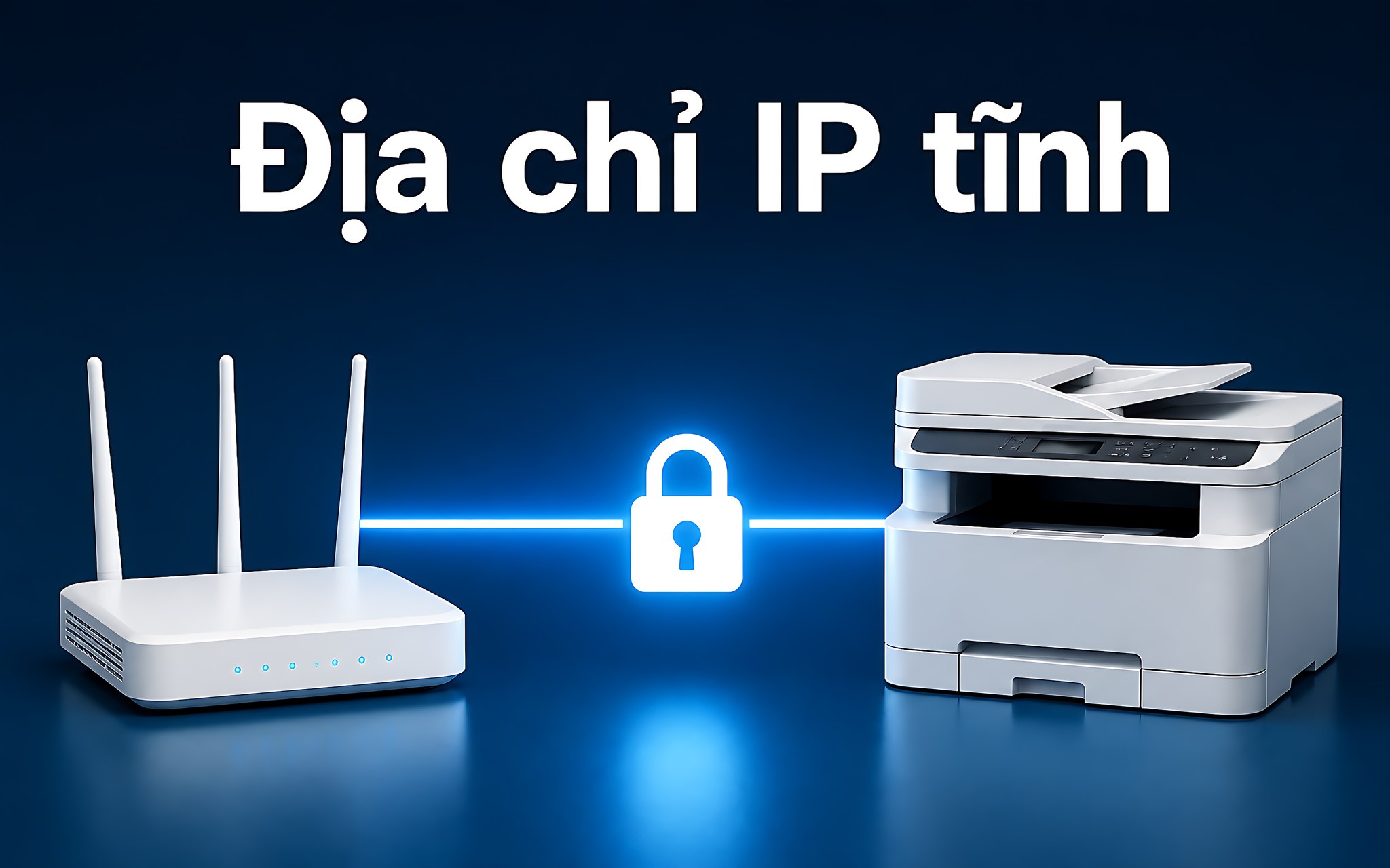 Cấu hình địa chỉ IP tĩnh giúp máy in Wi-Fi vận hành ổn định