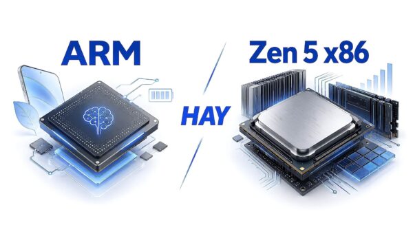 Laptop ARM đối đầu vi xử lý Zen 5 x86 – Cân nhắc tương thích hay pin