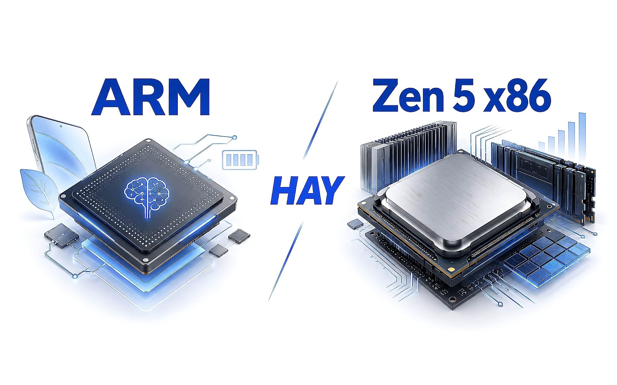 Laptop ARM đối đầu vi xử lý Zen 5 x86 - Cân nhắc tương thích hay pin