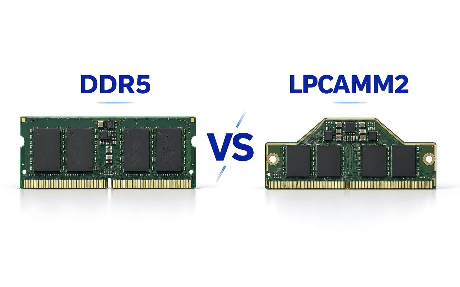RAM DDR5 laptop và LPCAMM2 – So sánh ba chuẩn bộ nhớ hàn và tháo lắp