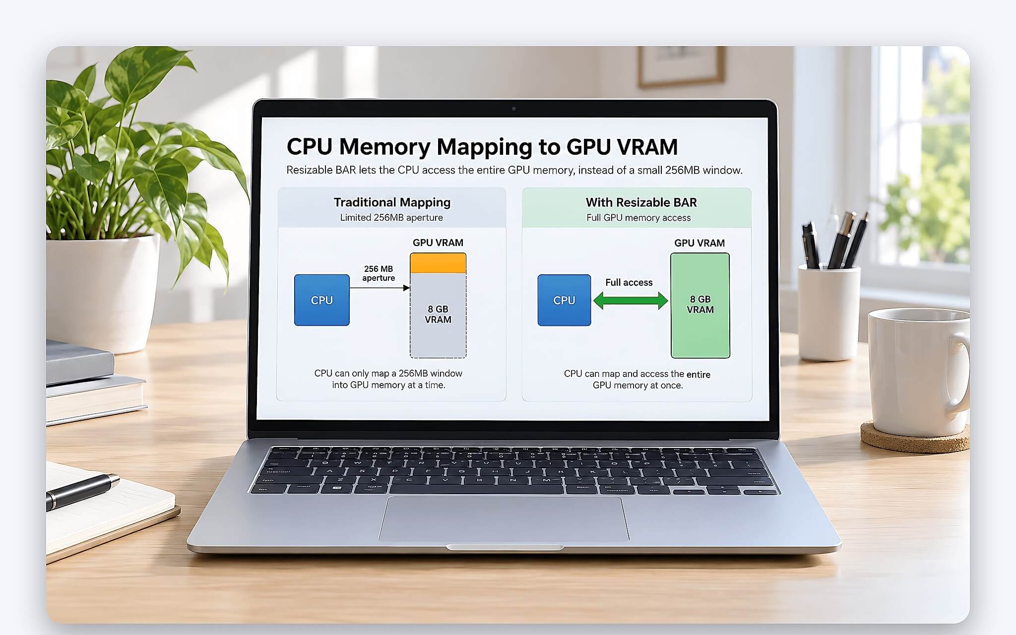 Resizable BAR là gì khi CPU thoát khỏi cửa sổ 256MB