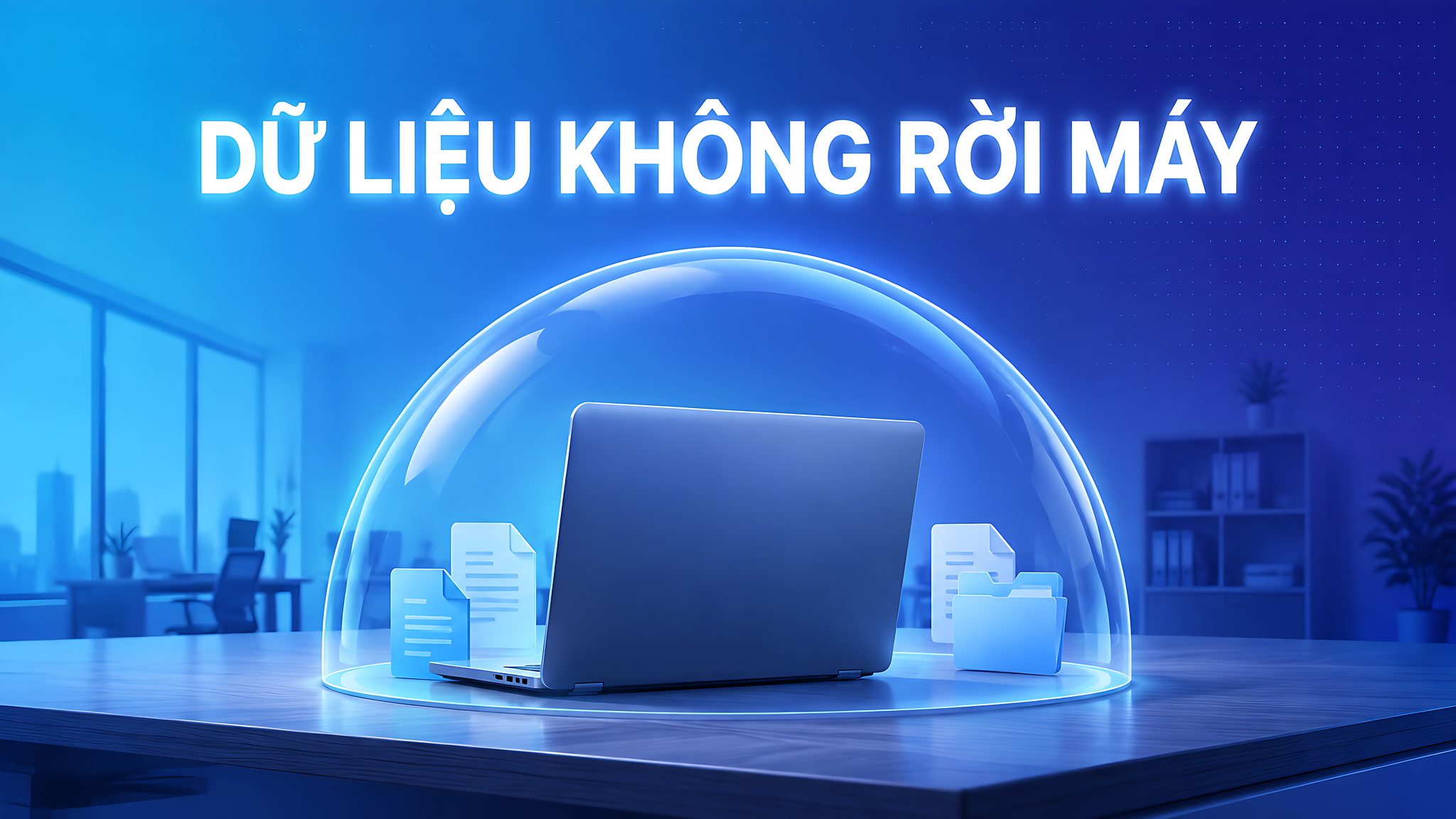 Chatbot AI nội bộ chạy trên laptop giữ dữ liệu không rời máy