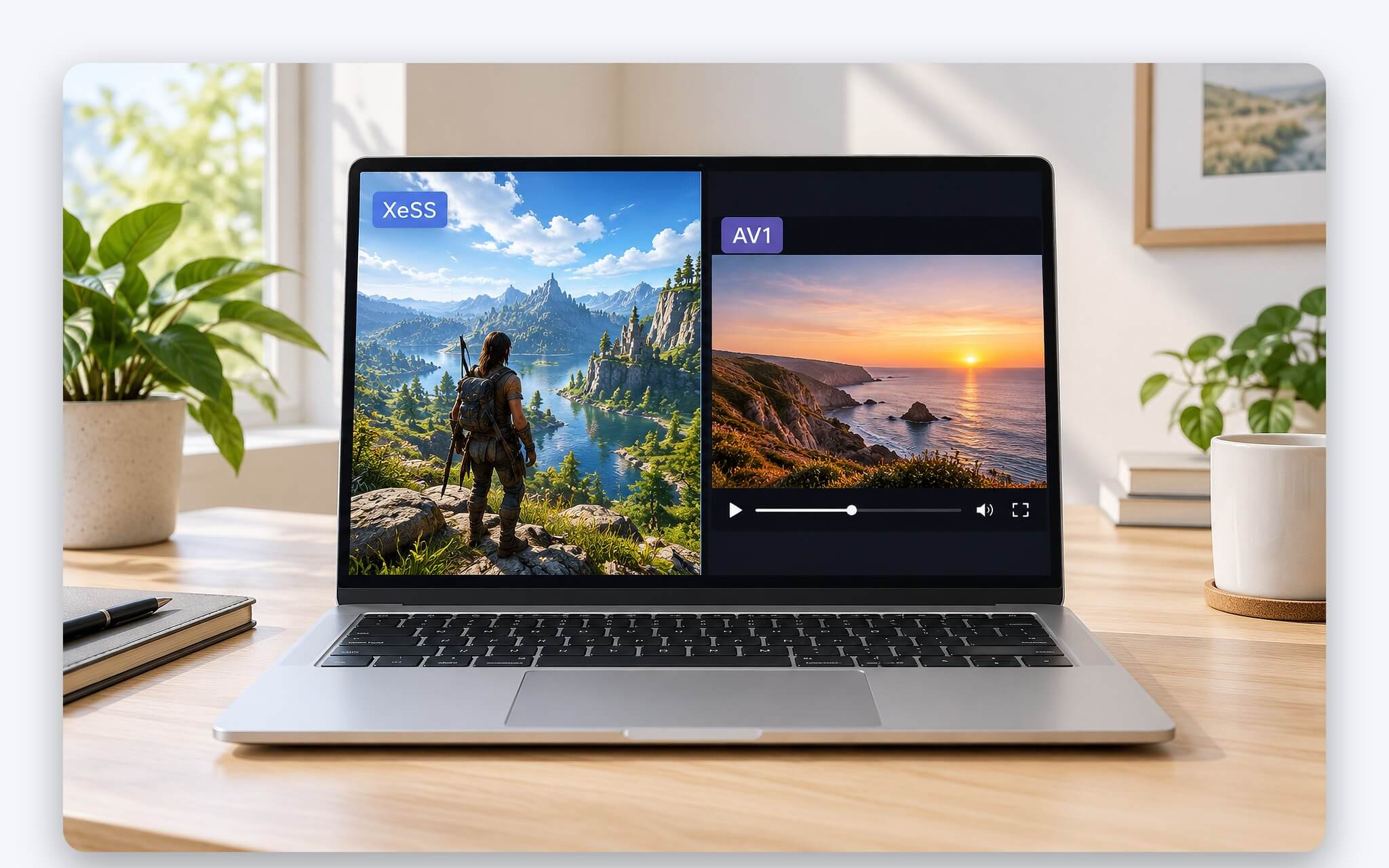 XeSS và mã hóa video AV1 trên Arc 140T và Arc 140V