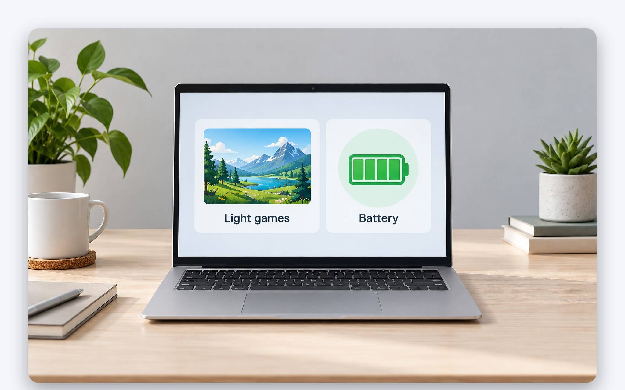 Game nhẹ và thời lượng pin trên laptop dùng Arc 140T hoặc Arc 140V