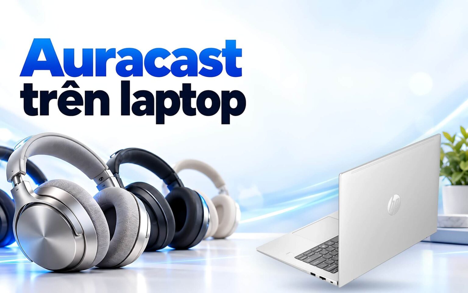 Auracast trên laptop - Phát âm thanh Bluetooth tới nhiều tai nghe cùng lúc