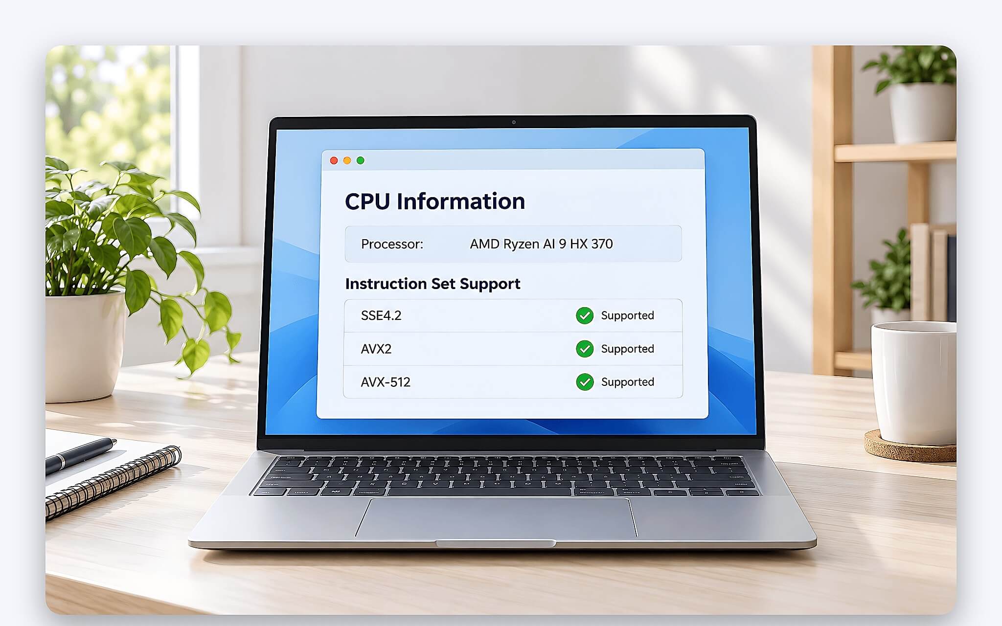 CPU laptop AMD Zen 4 và Zen 5 có hỗ trợ lệnh vector 512 bit