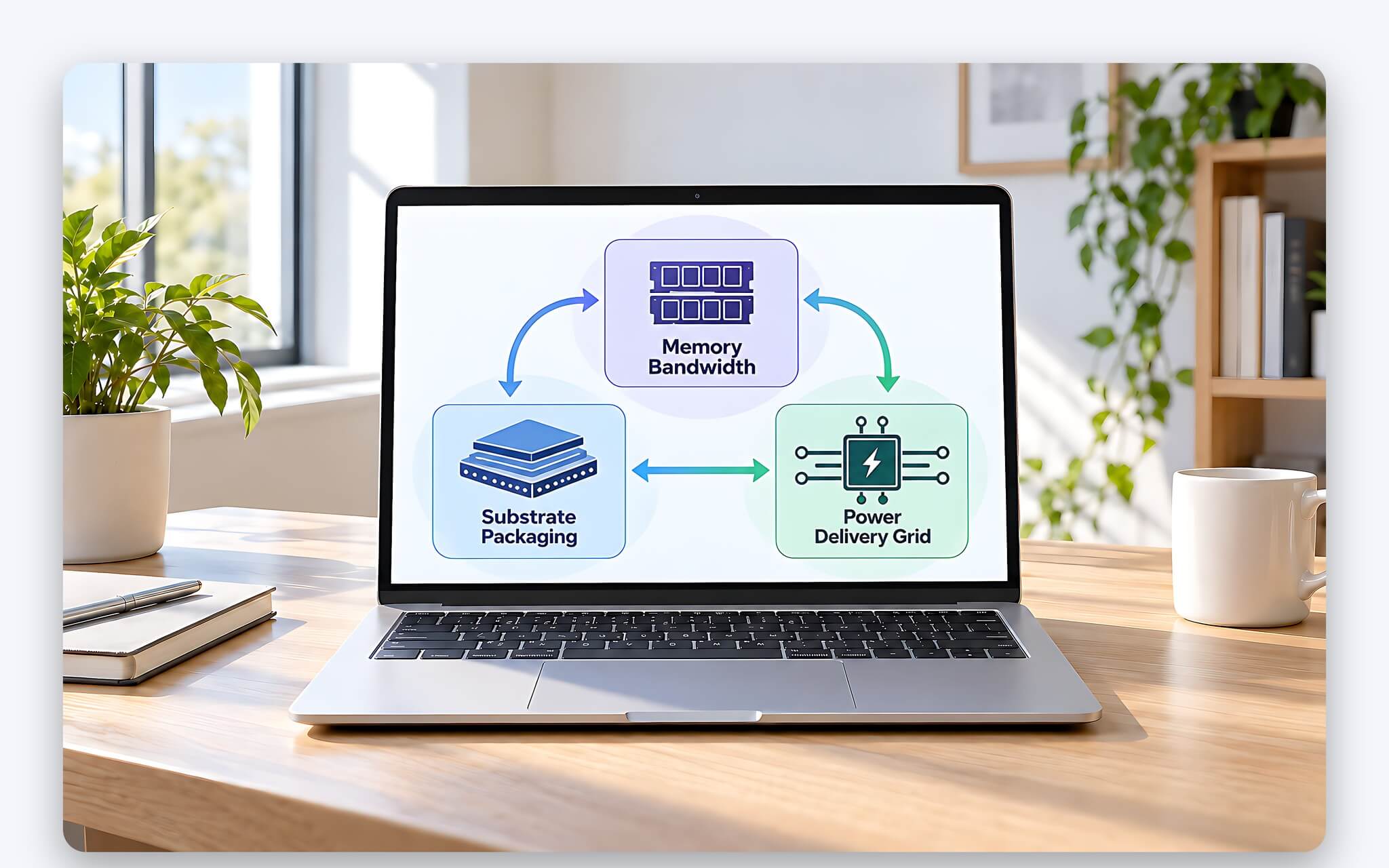 Bộ nhớ, đế chip và điện năng là ba nút thắt chính của hạ tầng AI