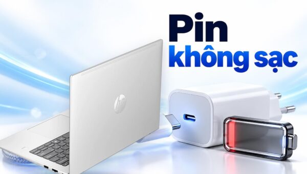 Laptop cắm điện mà pin không sạc - Nguyên nhân và cách xử lý từng bước