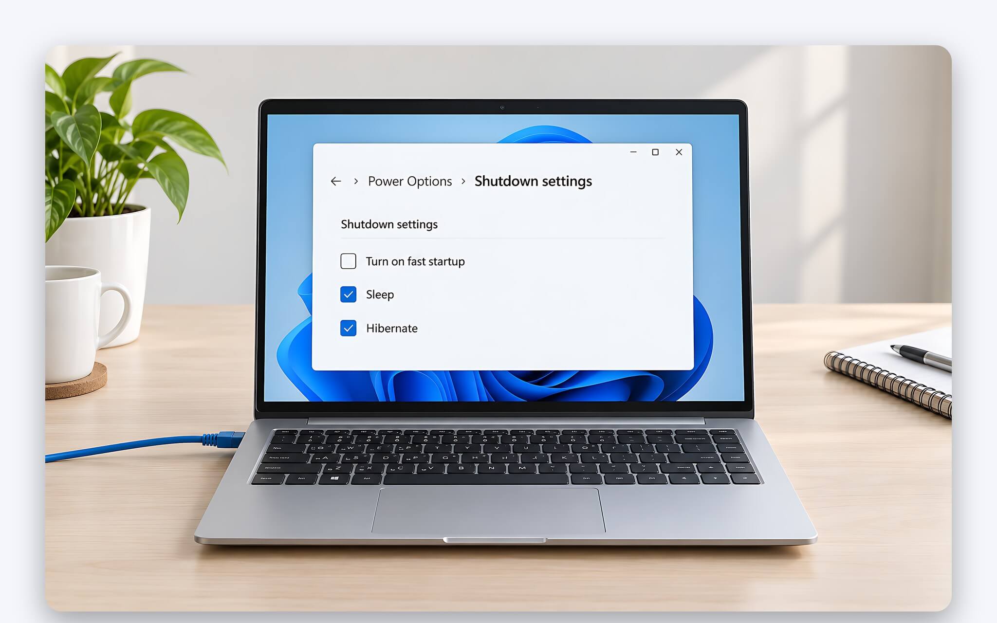 Fast Startup và chạy pin khiến Wake on LAN không phản hồi